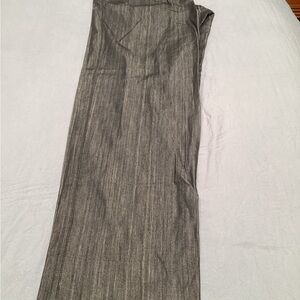 T.B.M. tessuti italiani mens charcoal, gray straight leg pant.